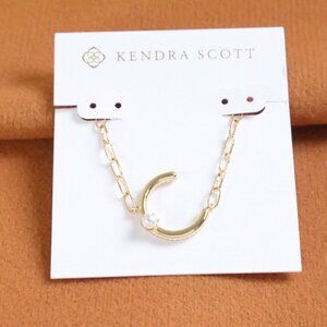 Kendra Scott | Letter C - Gold Freshwater Cultured Pearl Necklace
